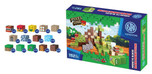 Zestaw klocków magnetycznych Astrafun Pixel One Farma 192 szt.