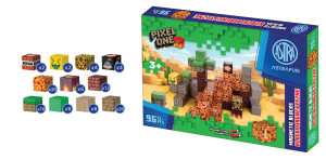 Zestaw klocków magnetycznych Astrafun Pixel One Lava 96 szt.