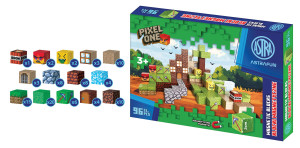 Zestaw klocków magnetycznych Astrafun Pixel One Farma 96 szt.