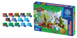 Zestaw klocków magnetycznych Astrafun Pixel One Dżungla 96 szt.