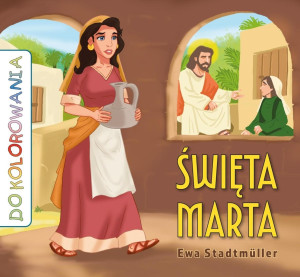Św. Marta - kolorowanka