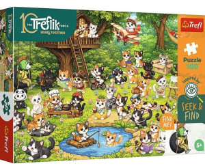 Puzzle 100 Koci świat TREFL