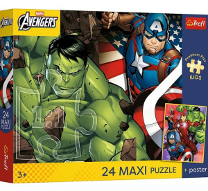 Puzzle 24 Maxi Bohaterowie jak ze snu TREFL