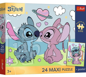 Puzzle 24 Maxi Marzenia Lilo i Stitcha TREFL