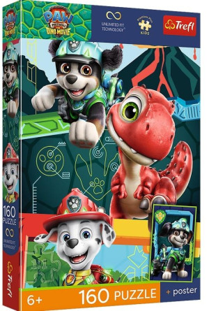 Puzzle 160 Dinozaurowa przygoda TREFL