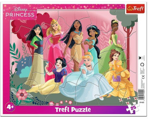 Puzzle 25 ramkowe Czas księżniczek TREFL