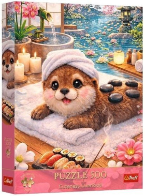 Puzzle 500 Urocza wydra TREFL