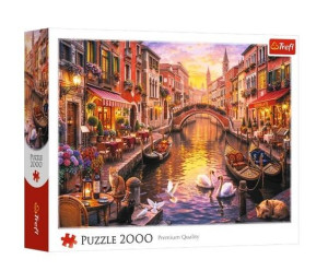 Puzzle 2000 Romantyczna Wenecja TREFL