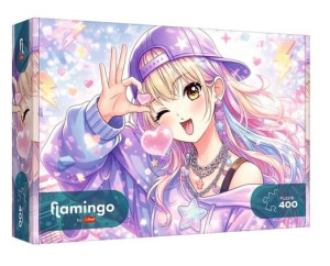 Puzzle 400 Flamingo - Pastelowy urok TREFL