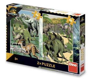 Puzzle Jurassic World Puzzle 2w1: 24 i 48el