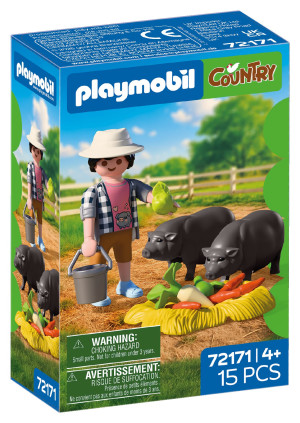 Playmobil Rolnik z brzuchatą świnką 72171