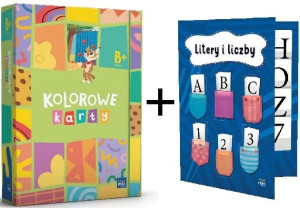 Superpakiet Kolorowe karty. Poziom B+ + Klaser...
