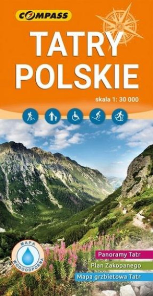 Mapa turystyczna - Tatry Polskie 1:30 000 w.2026