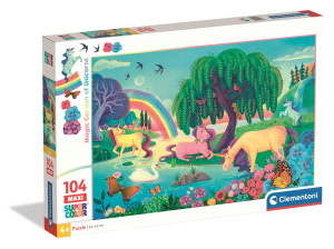 Puzzle 104 Maxi Super kolor Noli Jednorożce 25794