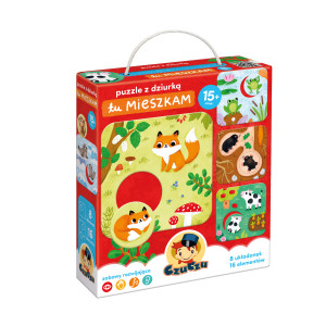 CzuCzu. Puzzle z dziurką Tu Mieszkam