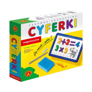 Cyferki magnetyczne z tablicą zabawka edukacyjna