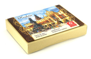 Kraków Akwarele komplet brydżowy 2x55 listków