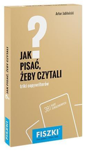 Fiszki Jak pisać żeby czytali