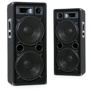 2000W PAAR PA Boxen 2 x 30 cm Bass Lautsprecher DJ-Pro 212