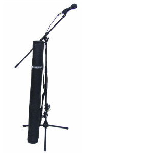 Bühnen-Set Mikro Stativ Tasche Mikrofon OMNITRONIC CMK-10
