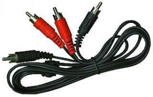 Cinch-Verbindung 1,5m Stereo Stecker/Stecker