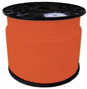 Mikrofonkabel 2x0,22mm geschirmt, rot, 100m-Ring