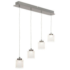 LED Pendelleuchte aus gebürstetem Stahl CIRRIS