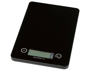 Digitale Küchenwaage, Glas, LCD-Display, L 13,5 cm