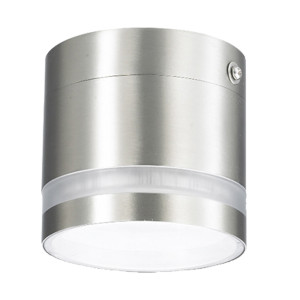 LED Aufbauleuchte, Edelstahl, 8,9, QUORN
