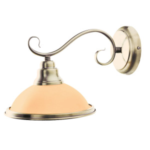 Wandlampe aus Altmessing und Glas für Ihren Wohnraum SASSARI