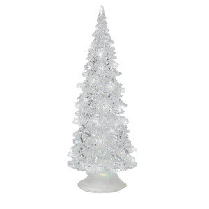 RGB LED Deko Tischleuchte, Tannenbaum, Farbwechsel, H 20 cm