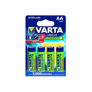 Batterie Mignon Akku Ni-MH 2100mA AA 4er-Blister