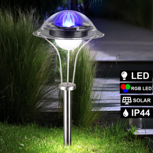 Solarlampe mit Farbwechsler inkl. 1 LED- Leuchtmittel
