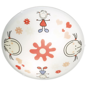 Decken- Wandleuchte, Blumen, Mädchen, 39,5 cm, JUNIOR 2