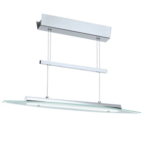 Elegante LED Hängeleuchte aus Metall mit Höhenverstellung RUFO