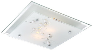 Moderne Deckenlampe mit  Dekorsteinen BALLERINA