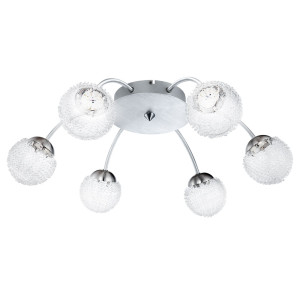 LED Deckenlampe, Aluminum-Geflecht, 60 cm, DEVILLE