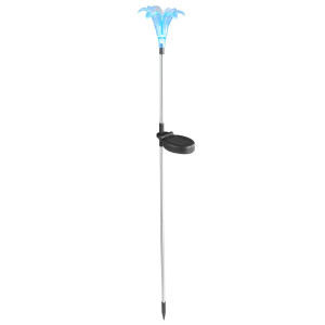 Solarleuchte mit Farbwechsler und LED-Leuchten BLUME
