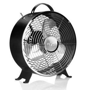 Trendiger Retro-Ventilator in schwarz Tristar VE-5966