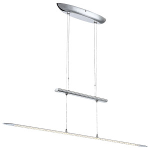 Moderne LED Hängeleuchte aus Chrom TELESTO