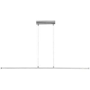 LED Hängelampe, Leuchtrohr, ALU, silber, L 114 cm, FENJA