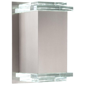 LED Außenleuchte in modernem Design aus Edelstahl