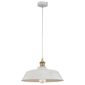 Hängeleuchte, Aluminium goldfarbig, weiß, KNUD
