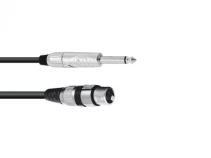Robustes 3-pol XLR Anschlusskabel mit 6,3 mm klinkenstecker