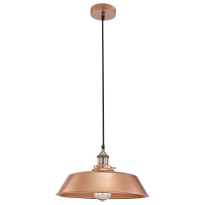 LED Hängeleuchte in goldfärbigem Aluminium und Leuchtmittel