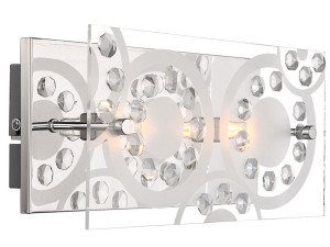 Elegante Deckenleuchte mit klaren K5 Kristallen DIANNE
