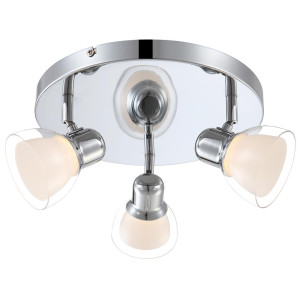 Elegante 12 Watt LED Deckenlampe aus Chrom