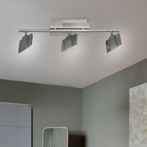 LED Decken- und Wandlampe aus Metall