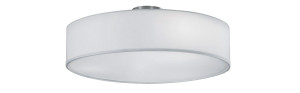 LED Deckenleuchte in rundem Design aus Nickel