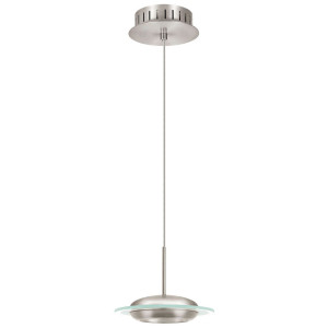 Klassische LED Hängelampe mit satiniertem Glas